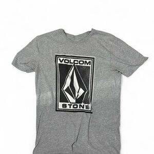 Volcom Heather Gray Logo Tee